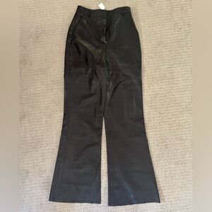 Rachel Zoe 100% Leather Pants Sz 4